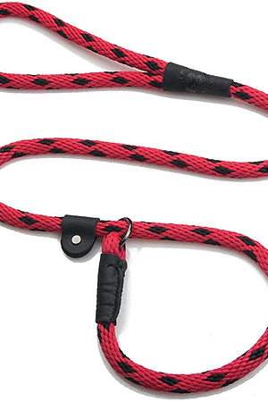 MENDOTA Slip Lead 1/2" x 6' Black Ice Red