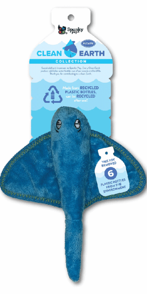 SPUNKY PUP Clean Earth Manatee Large