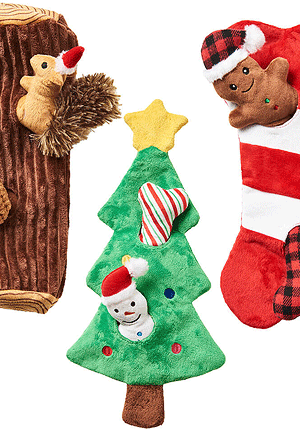 ETHICAL/SPOT Holiday Puzzle Dog Toy Asst